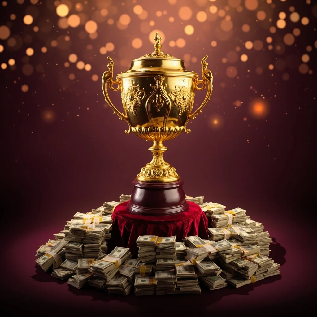 Grand prize trophy display