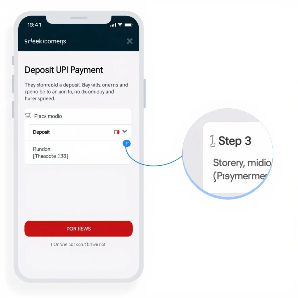 Step 3: deposit UPI
